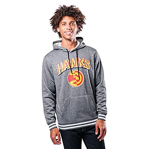 Ultra Game UNK NBA - Sudadera con Capucha y Forro Polar para Hombre, Color Gris - GHM3543F-AH-Medium, Medium, Carbóm Jaspeado
