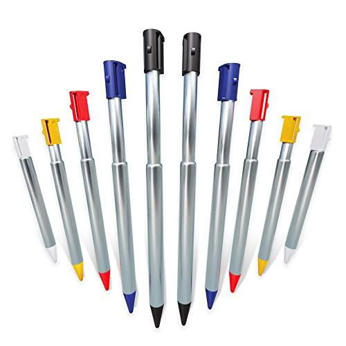 10x Lápiz táctil Compatible con Nintendo 3DS de subtel - Lapices capacitativos para Pantallas táctiles, Stylus Pen para Touchscreen con Mango Ajustable