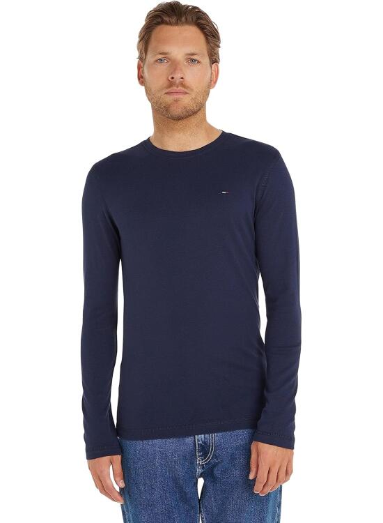 Tommy Jeans Camiseta de Manga Larga Hombre TJM Original de Manga Larga