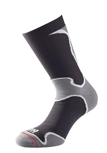 1000 Mile Fusion Sport Calcetines Negro/Gris, M