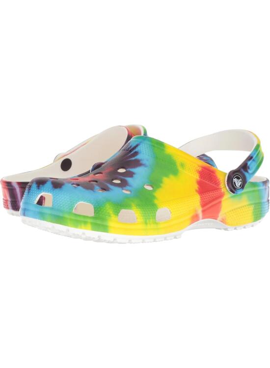 Crocs Classic Tie-Dye Clogs, Zuecos Unisex Adulto