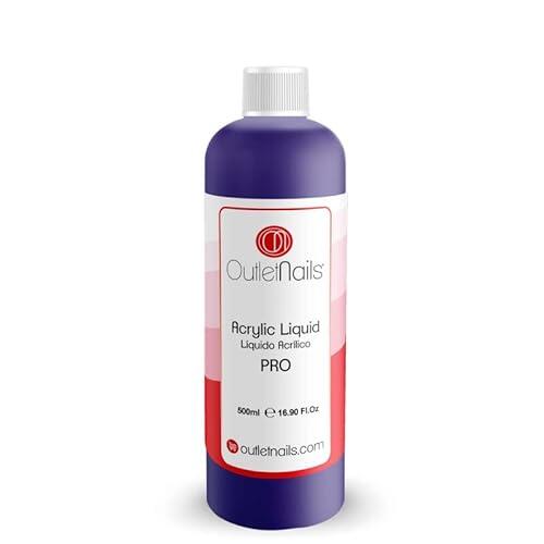 Liquido Acrilico monomero 500ml para polvo Acrilico/Monomero para uñas acrílicas/Liquido Acrilico Profesional 500ml / Acrylic Liquid