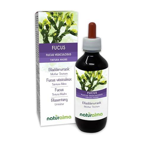 Fucus o sargazo vejigoso (Fucus vesiculosus) talo (alga) Tintura Madre sin alcohol Naturalma - Extracto líquido gotas 200 ml - Complemento alimenticio - Vegano