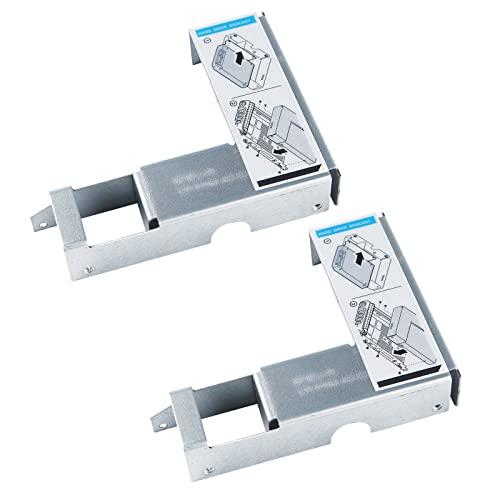 Heretom Pack 2uds. - 9W8C4 Y004G Adapter 2,5" a 3,5" Caddie Adaptador para DELL F238F/KG1CH/X7K8W/Y796F PowerEdge R730xd R720 R630 R620 R520 R420 R430 R330 R310 T440 T640 Bandeja de Disco Duro Caddy