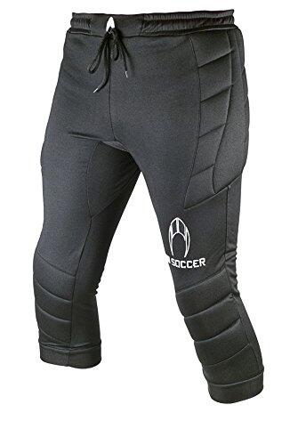 HO Soccer 3/4 Logo Pantalones de Portero, Unisex niños, Negro, 8
