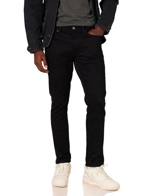 Amazon Essentials Hombre Pantalón Vaquero Elástico de Ajuste Ceñido - Colores interrumpidos