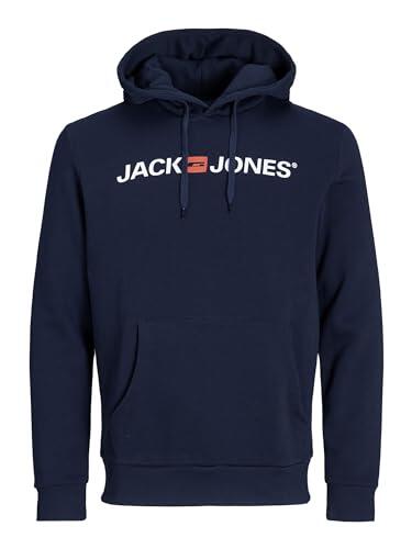 JACK & JONES Jjecorp Logo Sweat Hood , Capucha Hombre, Gris (Light Grey Melange Detail Reg FitMelange), XSmall