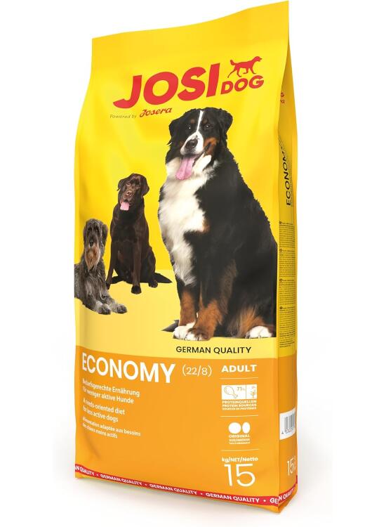 JosiDog Economy (1 x 15 kg) | Pienso completo para perros adultos | impulsado por Josera | 1 unidad