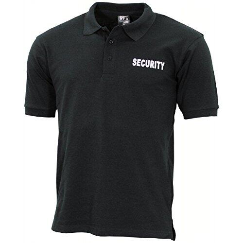 MFH Polo Security - Negro tamaño L