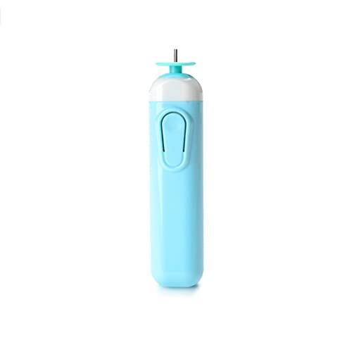Akozon Quilling Electrica Pluma De Acero Para Herramientas De Papel Enrollador De Papel De Bricolaje Mini Volumen de Papel Quilling eléctrico Pluma de Curling Pluma(Azul)
