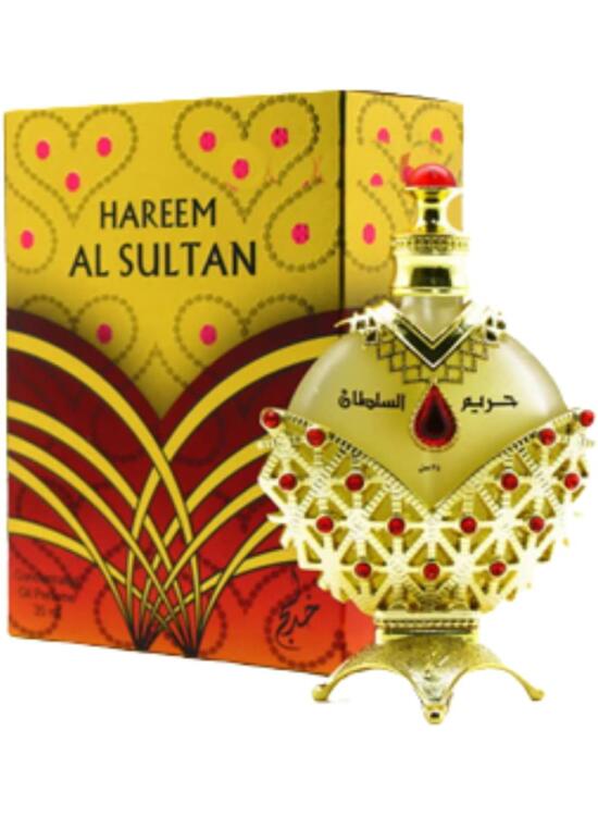 Khadlaj Hareem Al Sultan, Perfume Árabe de Larga Duración con Notas Orientales y Dulces, Ideal para Mujeres, 35 ml