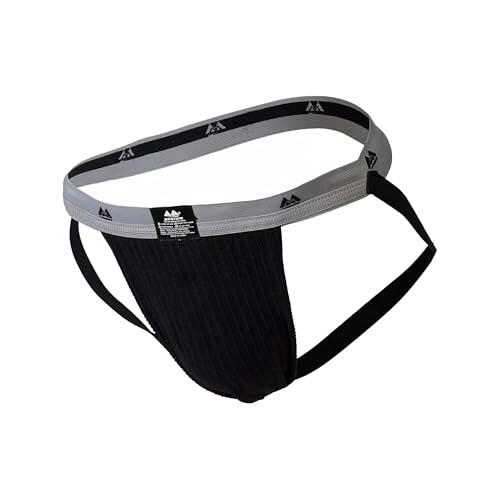 Meyer Marketing Hombre Supporter Jocks Trap, Todo el año, Hombre, Color Negro/Gris, tamaño Medium