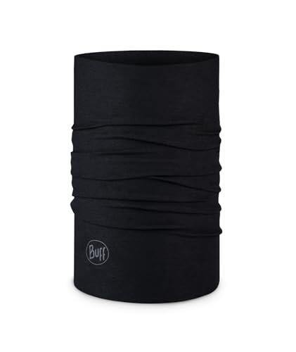 Buff Braga de cuello, Original EcoStretch, Niño Niña, Negro, Talla unica, Bufanda, Tubular, Multifuncion, Cuello y Cabeza, Correr, Caminar, Senderismo, Sostenible, Ligera