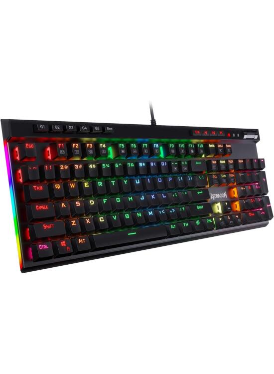 Redragon K580 VATA RGB Teclado mecánico retroiluminado LED para Juegos