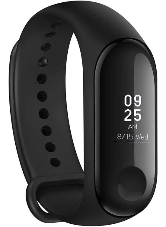 Xiaomi Mi Band 3 - Pulsera de actividad, Pantalla 0.78'' full OLED táctil, Notificaciones, Sumergible 50m, Mide calorías, pasos y sueño, Negro