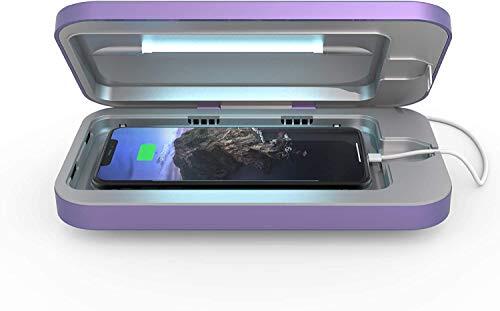 PhoneSoap 3 UV Higienizador De Teléfonos Inteligentes Y Cargador Universal | Desinfectante De Luz Ultravioleta Patentado Y Clínicamente Probado | (Bígaro)