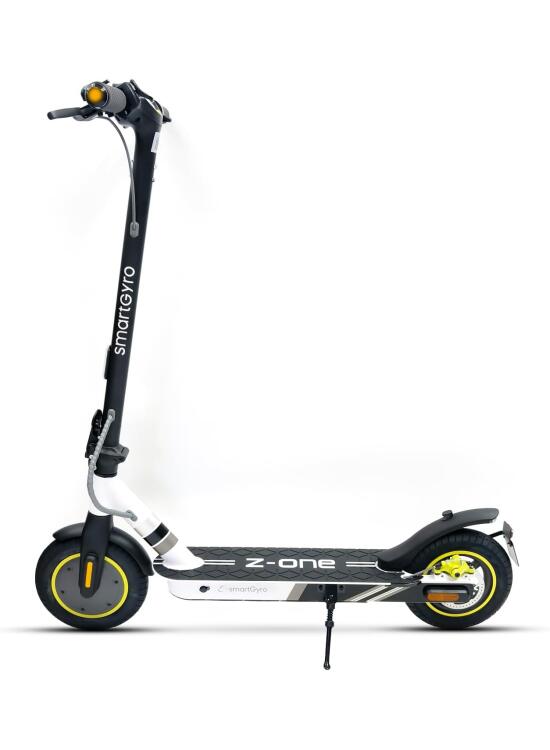 smartGyro Z-One 2 Gray Certificado - Patinete eléctrico Certificado de 36V 400W,Batería 8 Ah,hasta 30Km,Ruedas 10" Neumáticas,Triple frenada,App App Smart Core,Certificado DGT,Segunda Generación