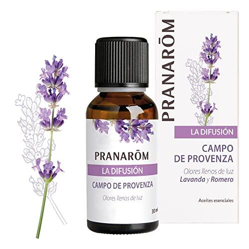 PRANAROM Aceite Esencial Bio Campo de Provenza 30ml – Mezcla Pura para Difusión, Aromaterapia Relajante con Lavanda y Romero – 100% Ecológico y Natural