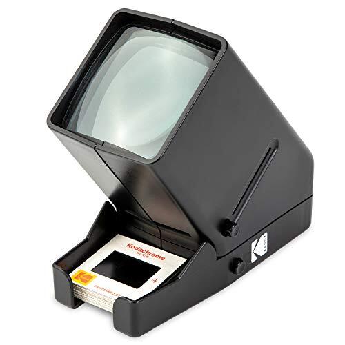 Kodak Visor de Diapositivas y películas de 35 mm: Funciona con Pilas, 3 aumentos, visualización con luz LED; para Diapositivas de 35 mm y Negativos de películas