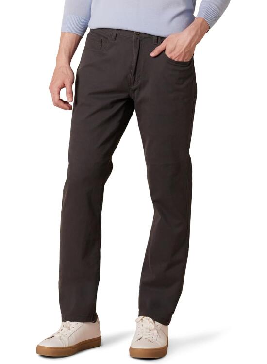 Amazon Essentials Pantalón Chino Elástico Cómodo con 5 Bolsillos y de Ajuste Recto (Previamente Goodthreads) Hombre