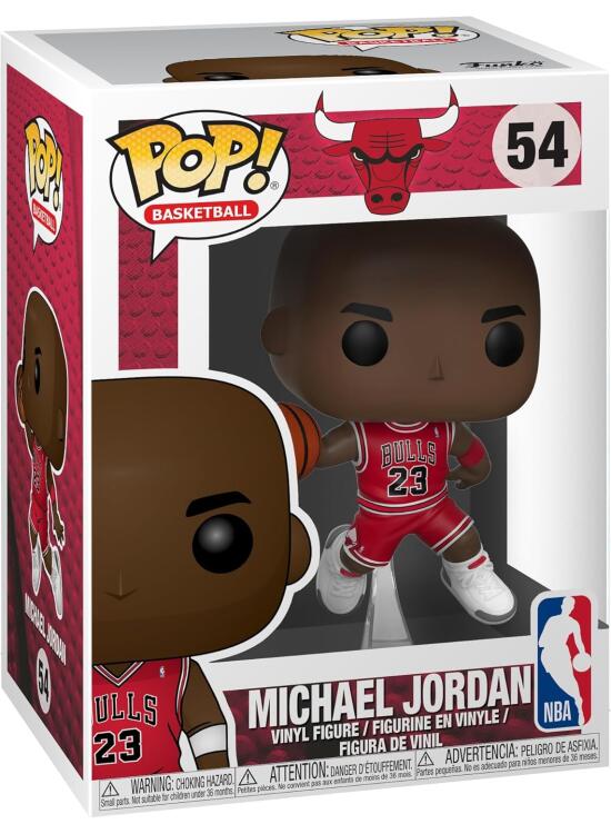 Funko Pop! NBA: Bulls - Michael Jordan - Figura in Vinile da Collezione Merchandising Ufficiale - Giocattoli per Bambini e Adulti - Sports Fans - Figura da Collezione e da Esposizione