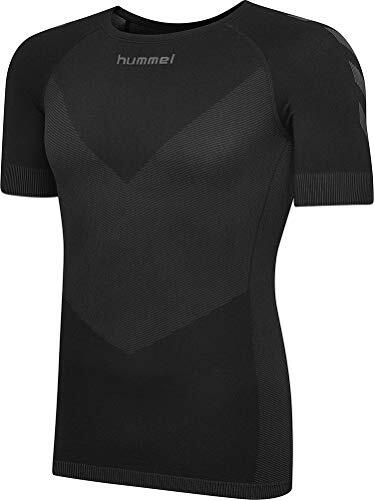 hummel First Seamless Jersey S/S Jerséis para Hombres Jersey, Hombre, Negro, XL/2XL