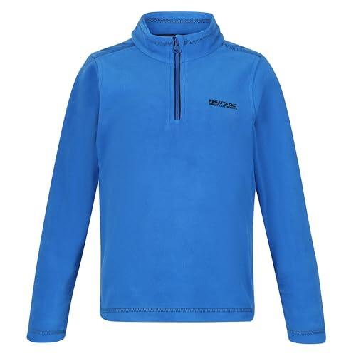 Regatta Forro Polar Hot Shot II con Media Cremallera Fleece, Unisex niños, Oxford Blue/Navy, 7-8