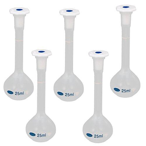 Aexit 5PCS 25ml frasco de medición volumétrico del plástico transparente del cuello largo a prueba de calor para el laboratorio (a9965d3c3f92a9db31610c68bcf527c3)