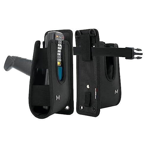 Mobilis Holster Cartuchera PDA Gun, Funda con Cinturón Talla M, Tamaño Máximo del Dispositivo : 24x9x7 cm, Negro