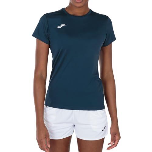 Joma Camiseta Deportiva Manga Corta Mujer, 6XS - 3XL - Mantiene Seco el Contacto con el Cuerpo, Ideal para Running o Gym - Combi