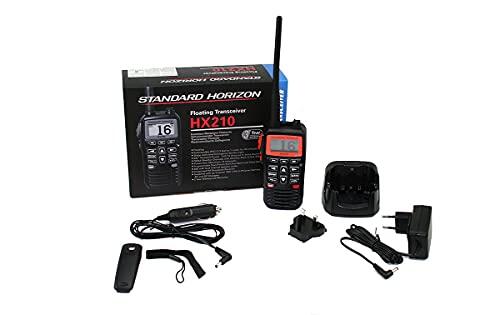 Standard Horizon HX210E - Radio bidireccional Negra - entusiastas del Aire Libre