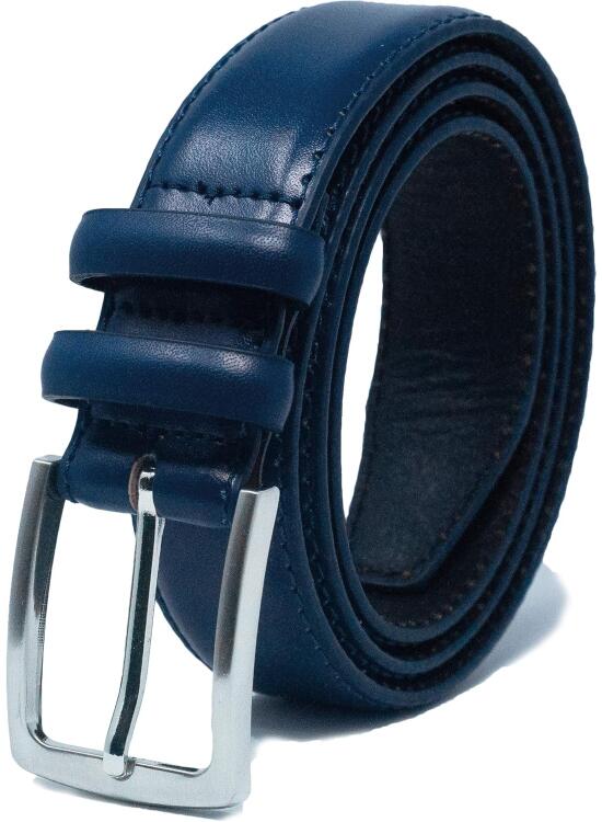 Ashford Ridge Cinturón de cuero de doble bucle para hombre de 33 mm - 5 colores 80 cm - 120 cm