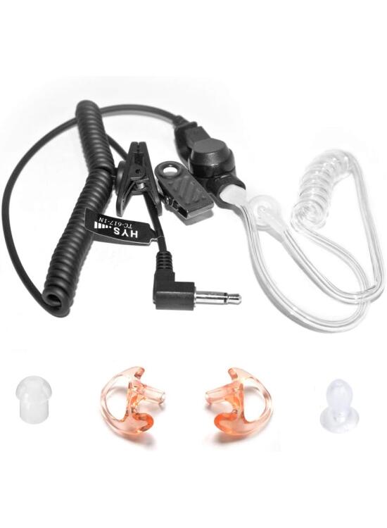 Auriculares con Tubo de Sonido: Discreción y Claridad para Profesionales