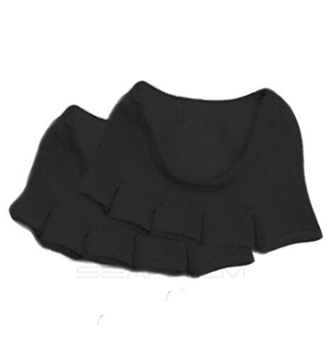 Calcetines abiertos para mujer, con cinco dedos abiertos, no se muestran en el antepié, para aliviar el dolor de pies, medias para yoga, pilates, ballet, baile, separadores, para callos, ampollas,