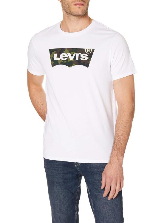 Levi's Graphic Set-In Neck Camiseta Hombre, Batwing Logo