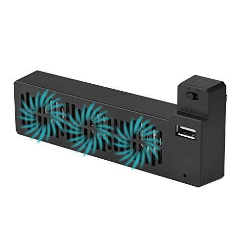 Denash Lado portátil del Ventilador de enfriamiento Externo USB Que Reduce el Calor montado para la Consola de Juegos Xbox One X