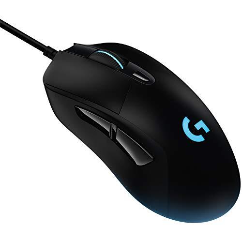 Logitech G G403 Hero 25K, ratón para Gaming, Captor Hero 25K, 25,600 dpi, Pesos Ajustables, 6 Botones Programables, Memoría Integrada, Compatible con PC/Mac - Negro