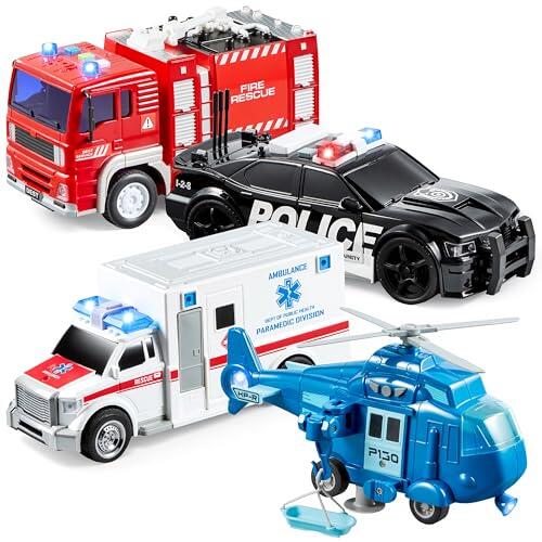 Heroes Urbanos JOYIN: El Set Definitivo de Vehículos de Emergencia