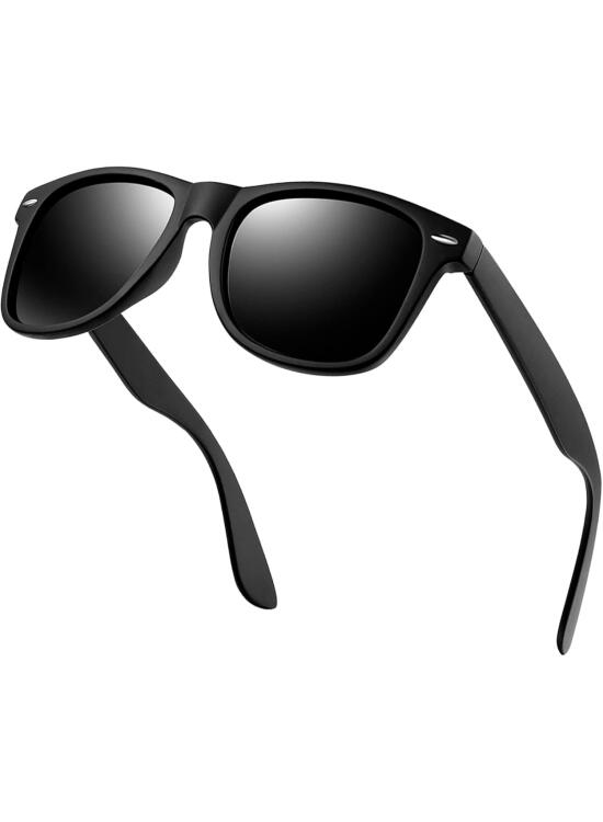 KANASTAL Alta Protección Polarizadas Gafas de Sol Hombre y Mujer Cuadradas Conducción Pesca UV400 Protección