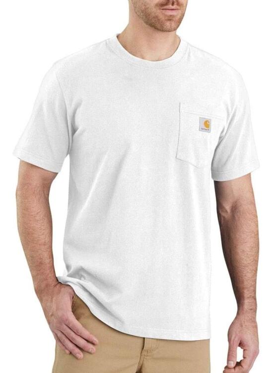 Carhartt Herren Relaxed Fit Heavyweight Short-Sleeve K87 Pocket T-Shirt T-Shirt (1er Pack)