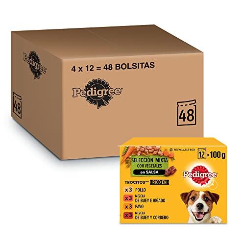 Nutrición equilibrada y variedad para perros adultos: Análisis completo de Pedigree Comida Húmeda en Salsa