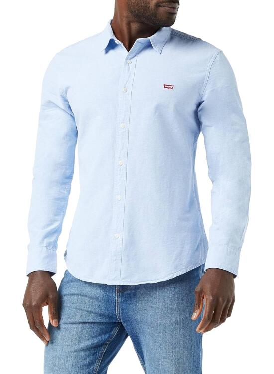 Levi's Long-Sleeve Battery Housemark Slim Camisa para Hombre