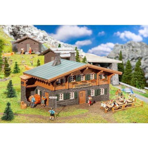 Faller Mountain Hut Staufnerhaus - Kit de Modelo H0, Escala H0, 117 Piezas, 1/87, para Hombres y Adultos Unisex