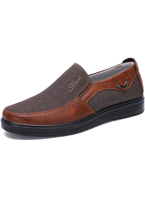 Zapatos sin Cordones Hombre Cuero Mocasines Casual Zapatillas Casa para Centavo Ponerse Conducción Formal Negocios Barco Cómodos Caminar
