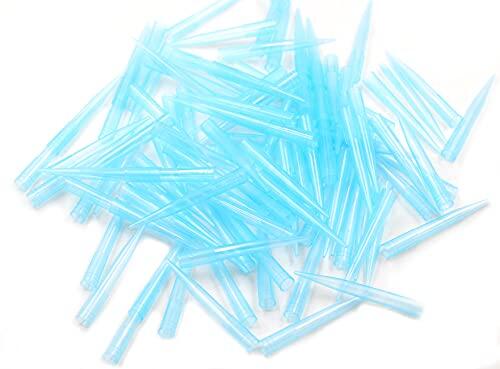 Chiloskit 500 puntas de pipeta de plástico de laboratorio azul de 1 ml