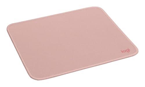 Logitech Mouse Pad - Studio Series, con Base de Goma Antideslizante, Superficie Resistente a Salpicaduras, Materiales Duraderos, Portátil, Diseño Fresco y Moderno - Rosado