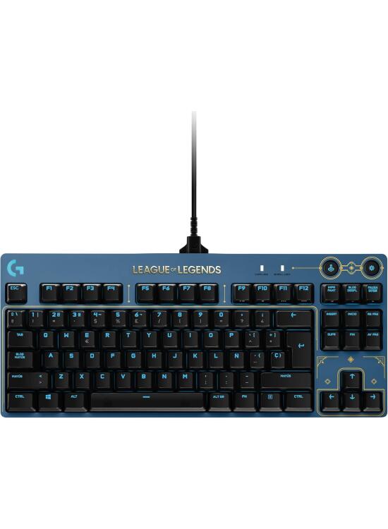 Logitech G Pro Teclado Mecánico Gaming Edición League of Legends Distribucion de Teclas Paises nordicos