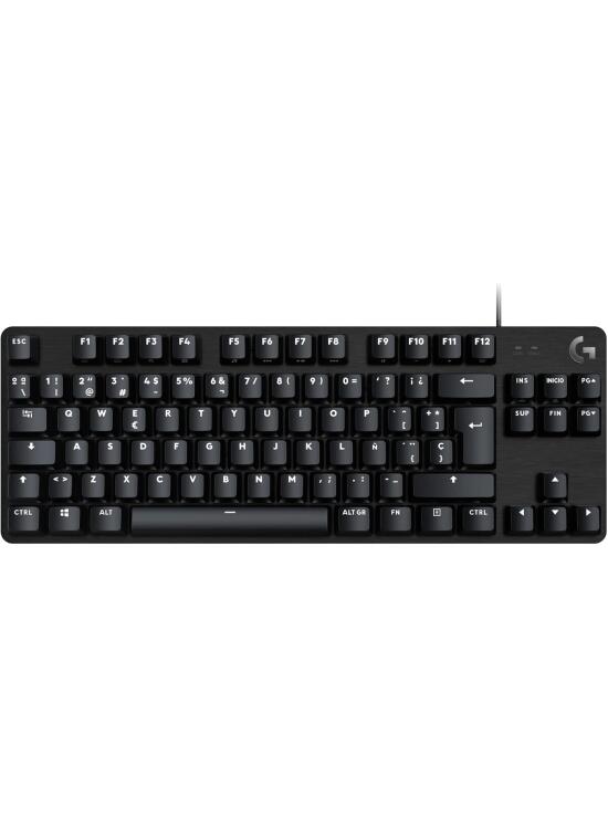 Logitech G413 TKL SE Teclado Mecánico Gaming - Teclado Compacto Retroiluminado con Interruptores Mecánicos Táctiles, Anti-Ghosting, Compatible con Windows, macOS, Disposición QWERTY Español - Negro