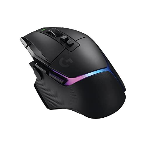 Logitech G G502 X Plus Lightspeed Ratón inalámbrico RGB para Gaming - Ratón óptico con interruptores híbridos LIGHTFORCE, LIGHTSYNC RGB, Sensor Hero 25K, Compatible con PC - macOS/Windows - Negro