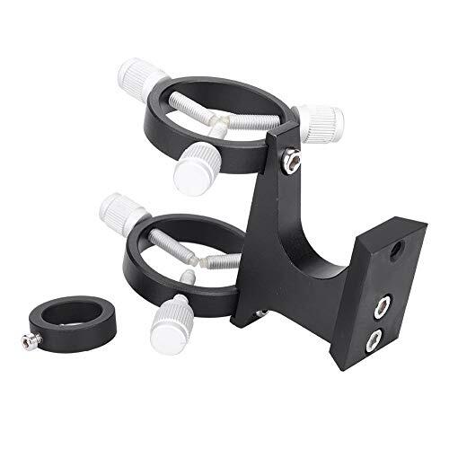 MAGT Telescopios Astronomicos, portalápices para telescopio Anillo de fijación para telescopio astronómico Soporte de Alcance de Buscador, Aleación de Aluminio Negro